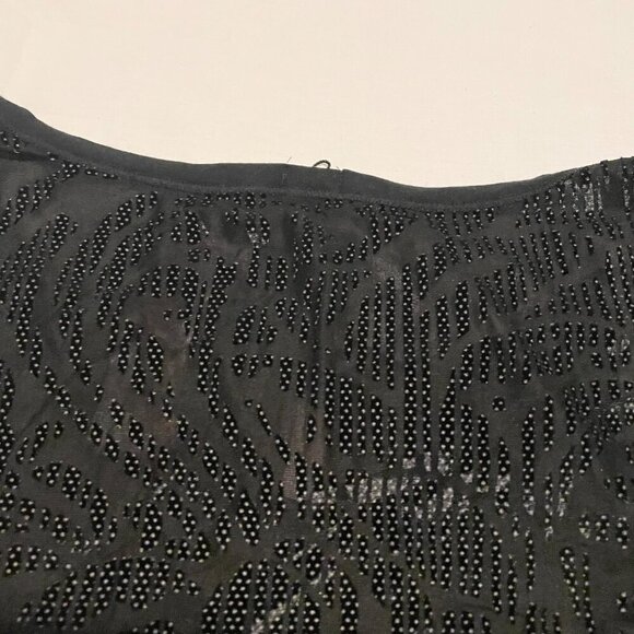 Janira Tops Womens Short Sleeve Velvet Top Size Medium - Picture 13 of 16